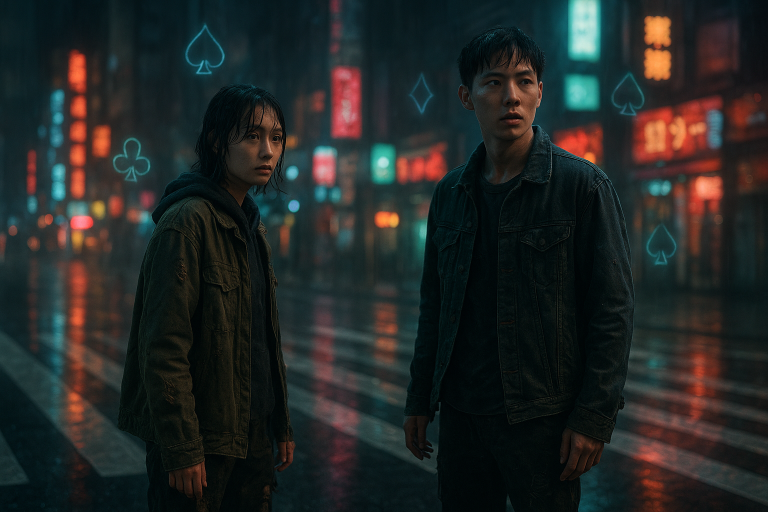 Image de couverture pour l’article "Alice in Borderland saison 3 : date, intrigues et théories à connaître"