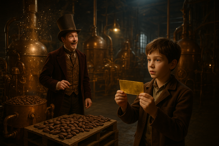 Image de couverture pour l’article "Distribution de Charlie et la chocolaterie 2005 : analyse du casting"