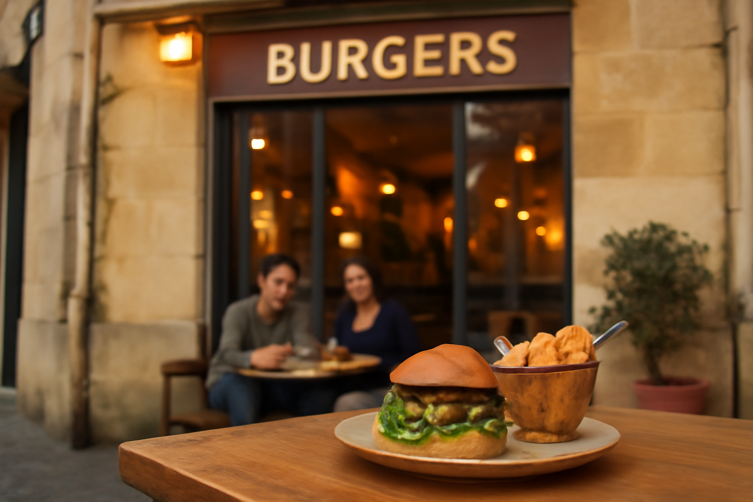 Les burgers de Colette Grand Théâtre à Bordeaux : carte