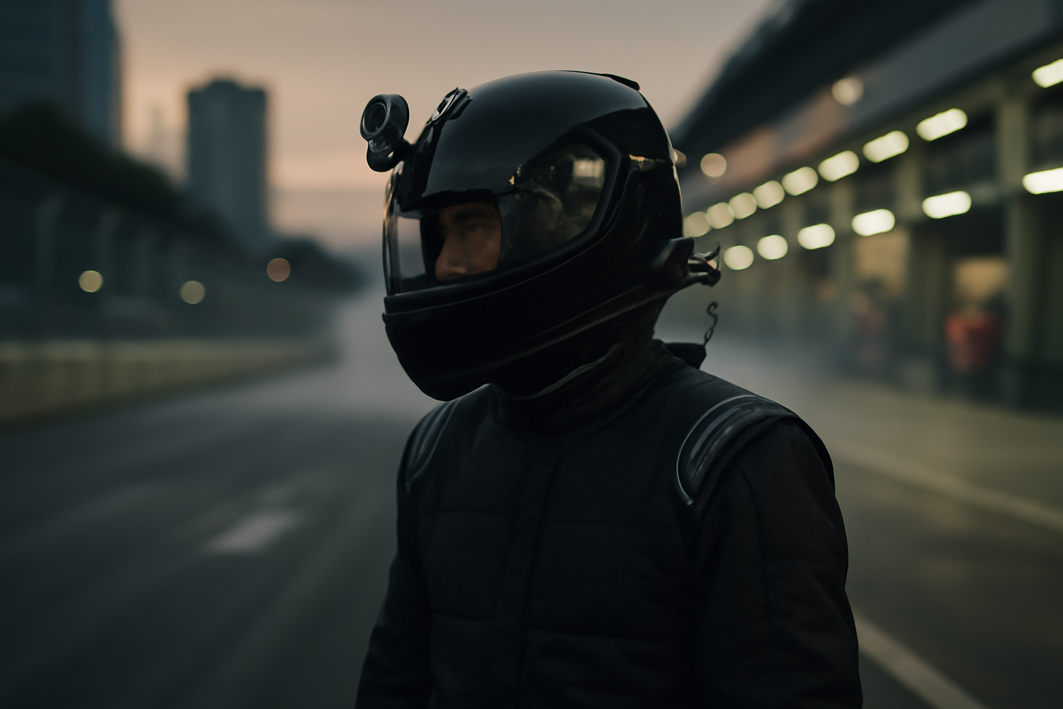 open camera avec vitesse en course : caméra embarquée stabilisée sur casque en course