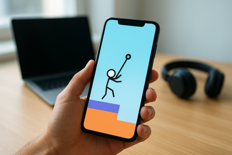 Image de couverture pour l’article "Jouez à Stickman Hook en ligne et téléchargez le jeu facilement"