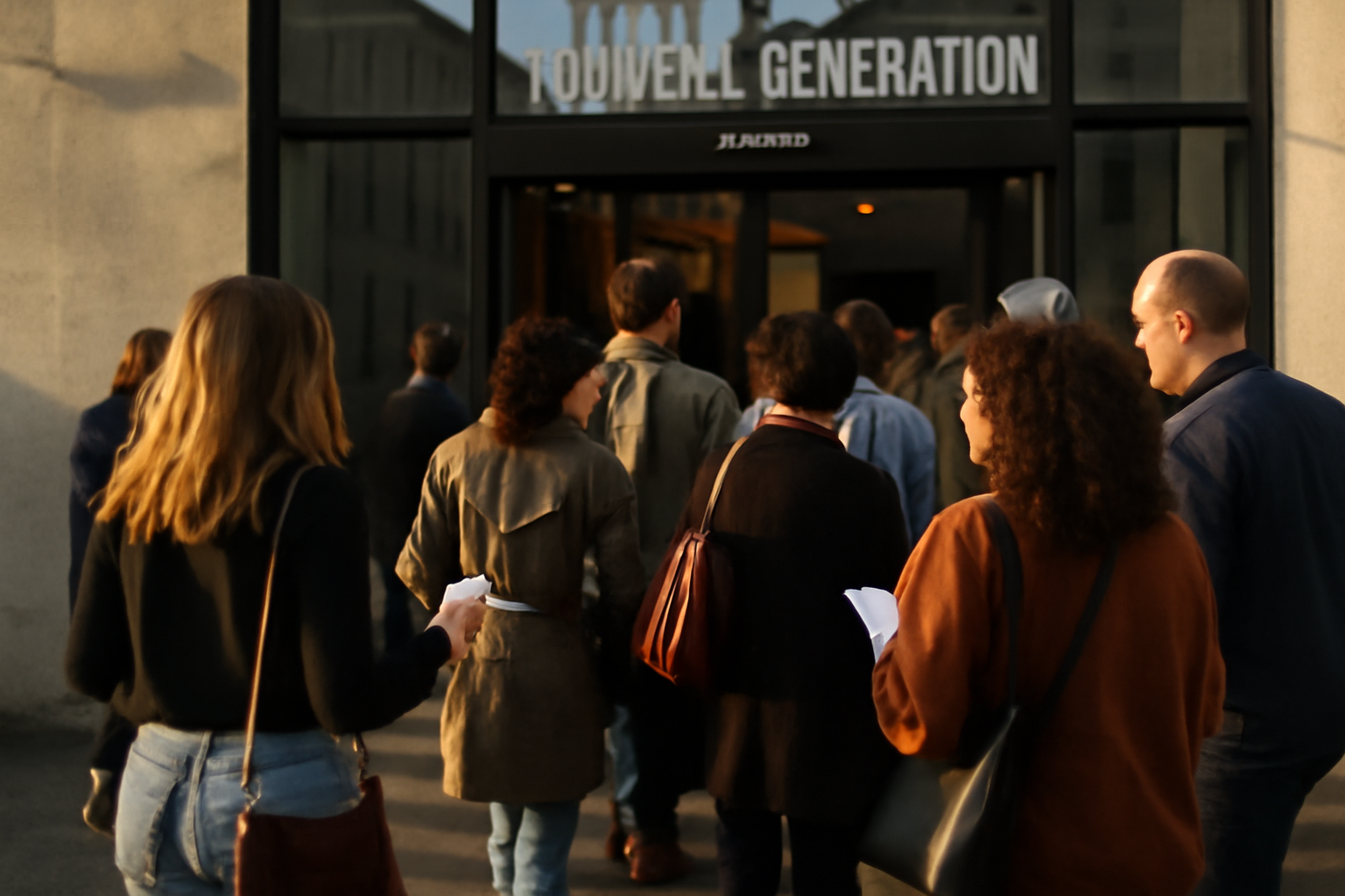 Théâtre Nouvelle Génération Lyon : salle et public avant un spectacle