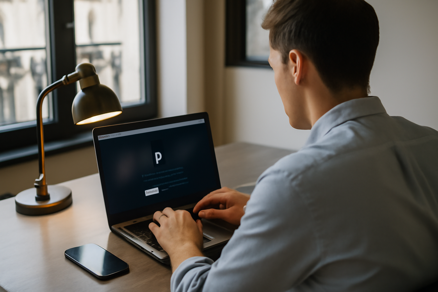 yuzzit : écran de connexion d’une plateforme d’édition vidéo IA sur ordinateur en bureau lumineux