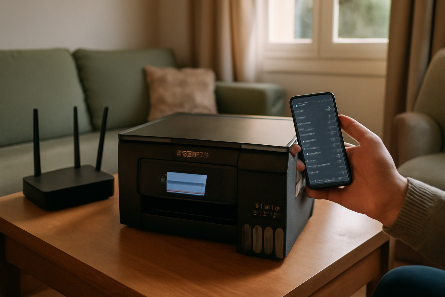 comment connecter imprimante epson en wifi sur l’écran de l’imprimante
