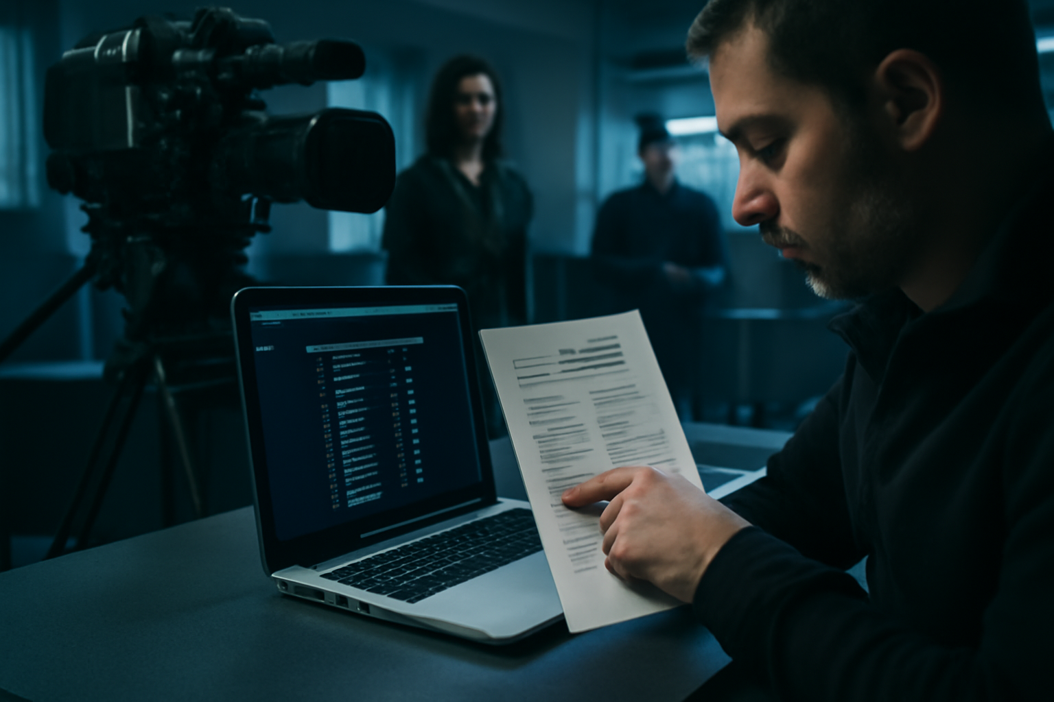 distribution de the night agent : acteur et équipe technique dans un décor de thriller d’espionnage