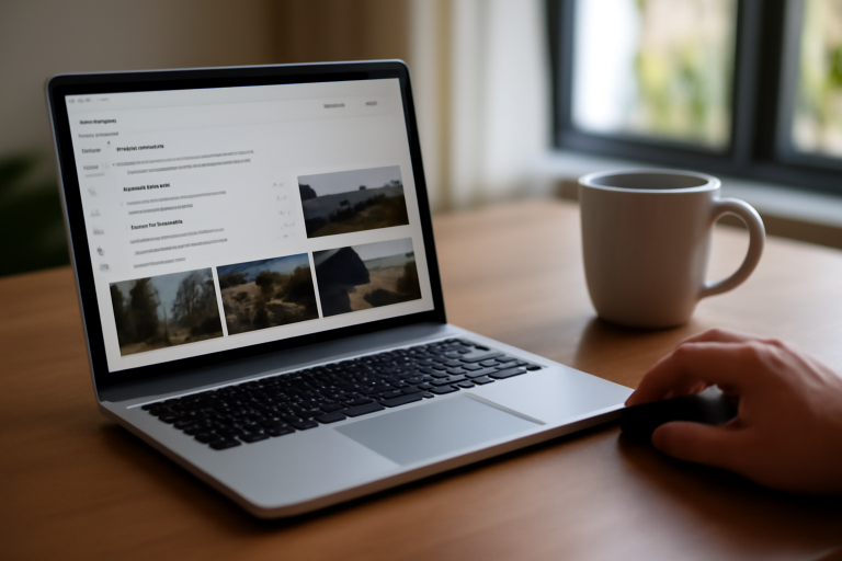 Vidcaps : accès et navigation sur la plateforme